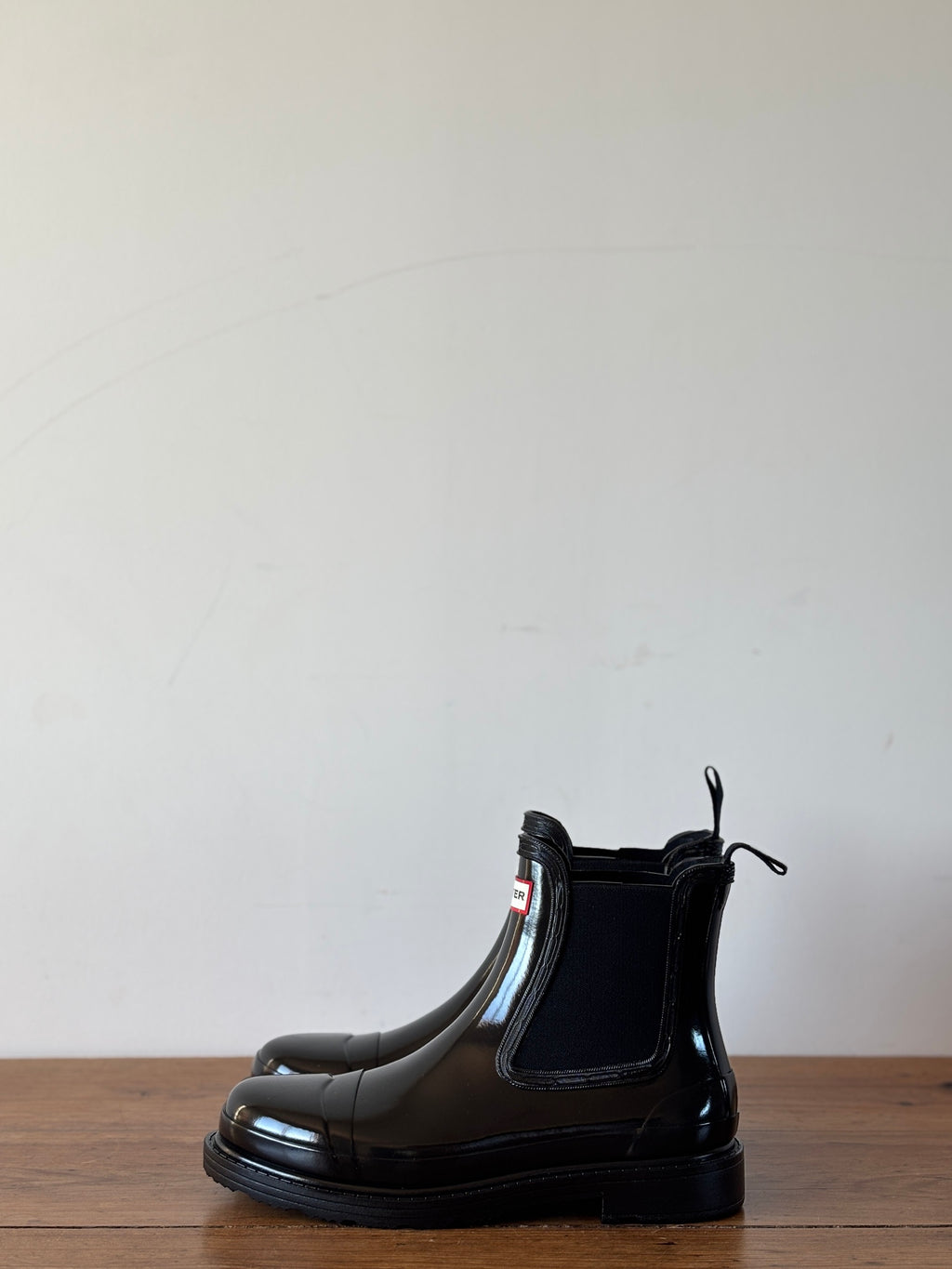 Bottes Chelsea Hunter Commando Brillantes Pour Femmes - Noir / Royaume-Uni 3