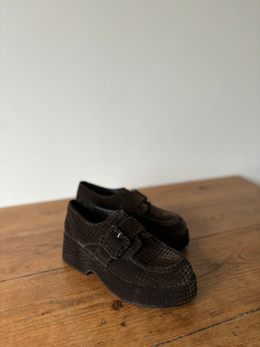 Derbies velours - JHAY