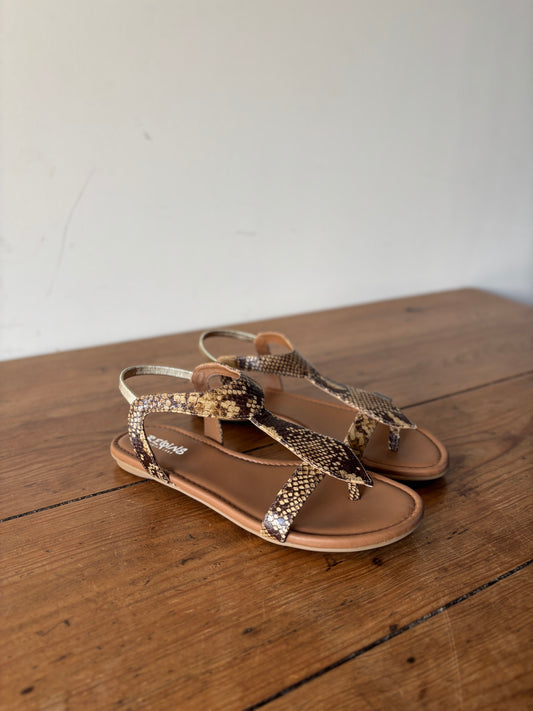 Sandales Bernie Python - REQINS