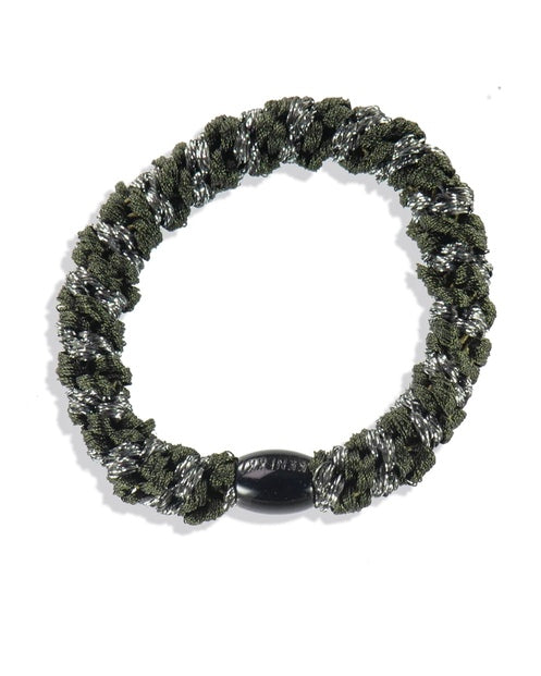 Élastique Bottle Green-Dark Grey Glitter - KKNEKKI