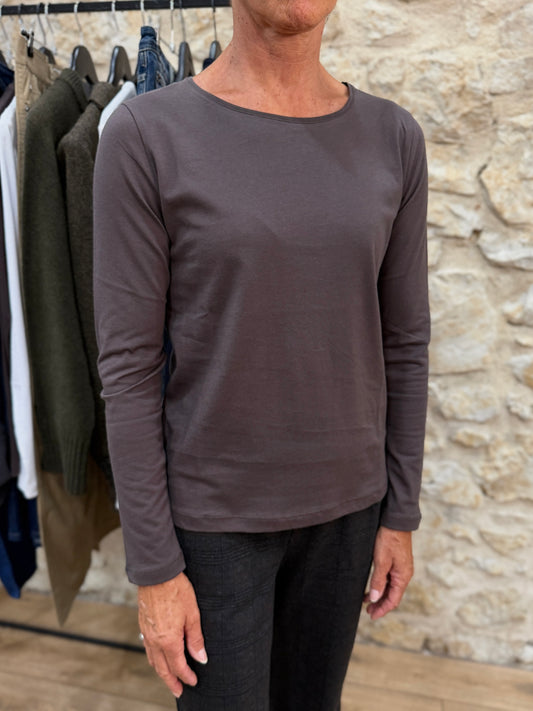 T-shirt basique marron - YERSE