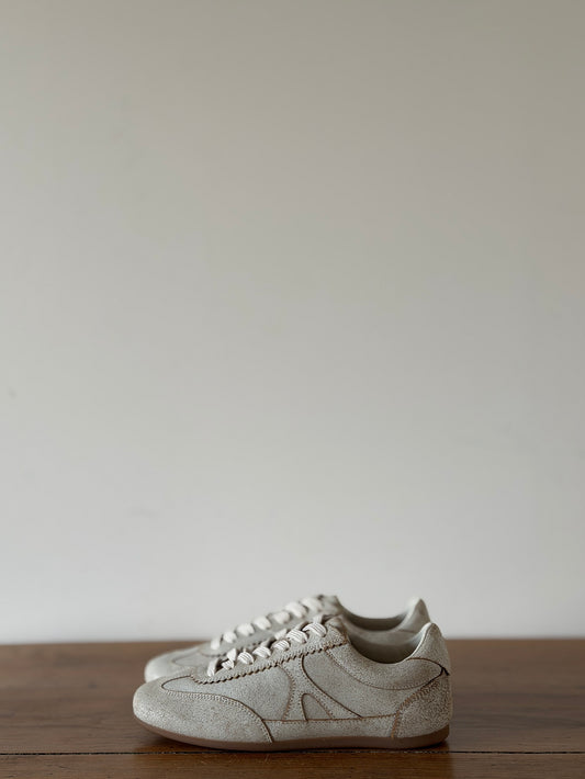 Baskets Bea Off White Cracked - GARMENT PROJECT