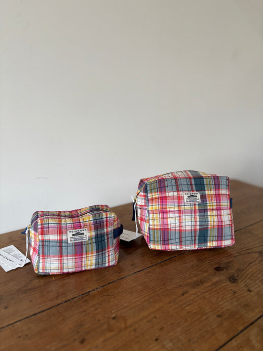 Pochettes N°43 et N°42 Secret Checks Pop Pink - MOISMONT