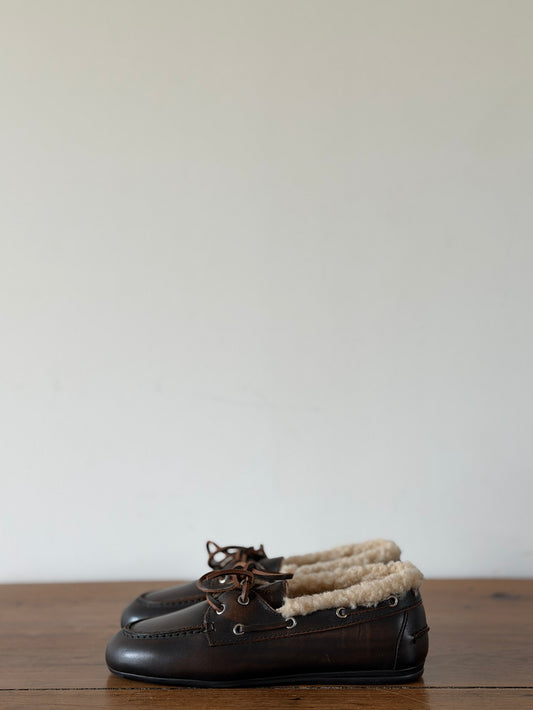 Boat Loafer Brushed - Fur Coffee - POSA
