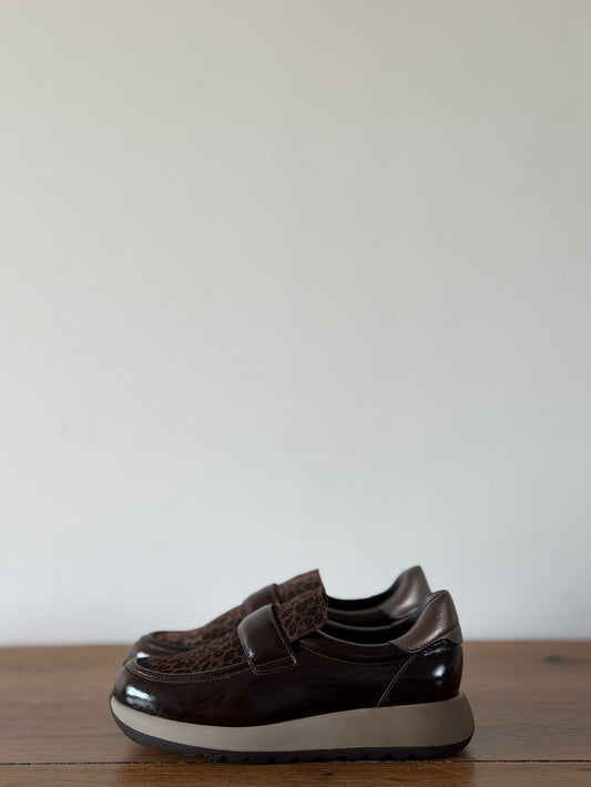 Baskets Carabel Cuir Vintage - REQINS