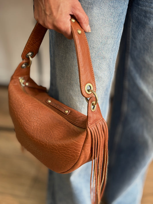 Sac Mini Zoé Bubble Cognac - VIRGINIE DARLING