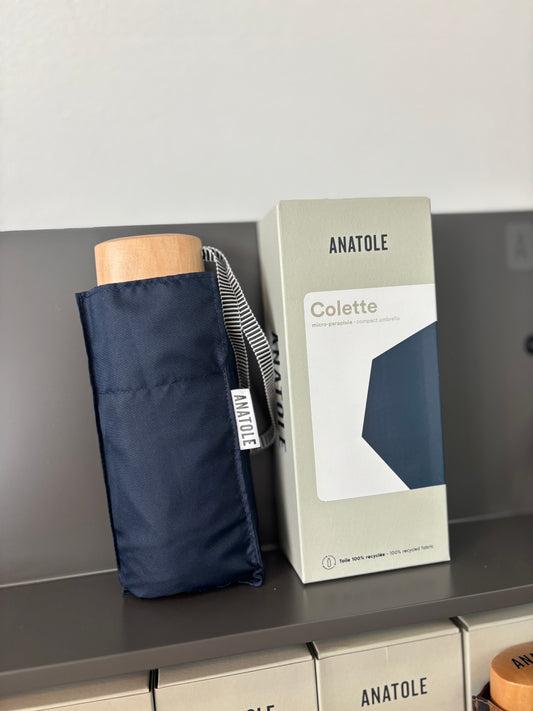 Mini-parapluie Colette Bleu Marine - ANATOLE