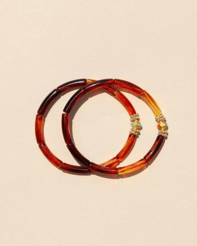 Bracelets Duo Mini Léo Full Brown - JUHU
