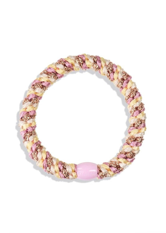 Élastique Mix Old Pink Yellow Glitter - KKNEKKI